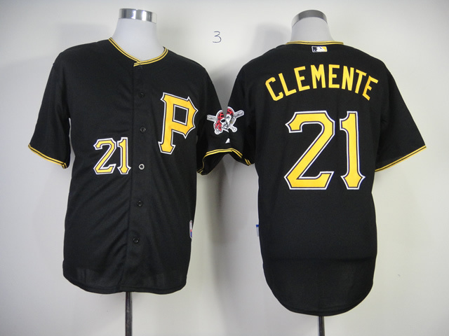 Men Pittsburgh Pirates #21 Clemente Black MLB Jerseys